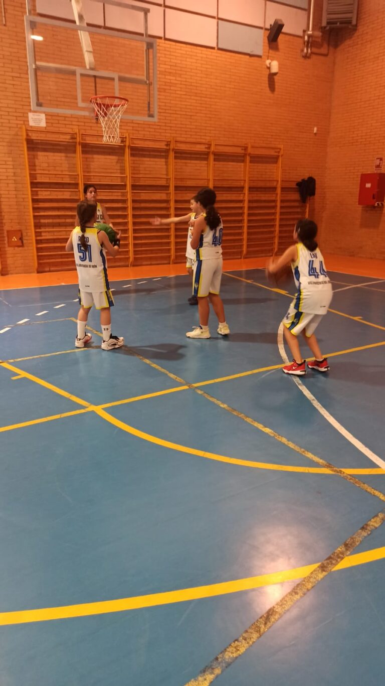 Alevín femenino ABVO 22-62 Colegio Ártica Mosvistar Estudiantes