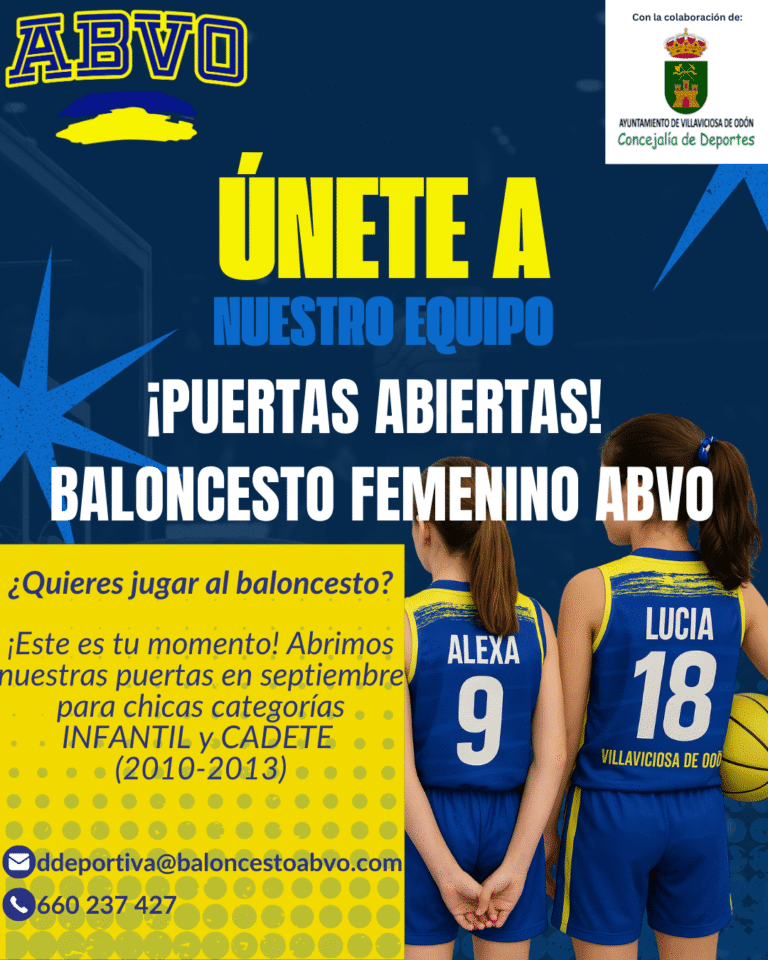 ¡Puertas Abiertas – Baloncesto Femenino ABVO!