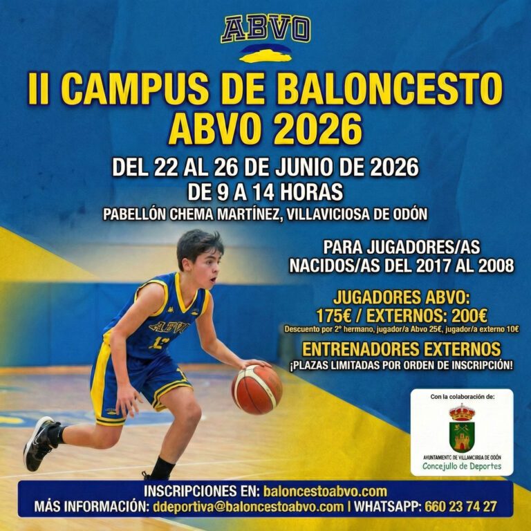 Campus baloncesto del 22 al 26 de Junio 2026
