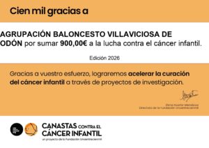 ABVO aporta su granito de arena en la lucha contra el cáncer infantil